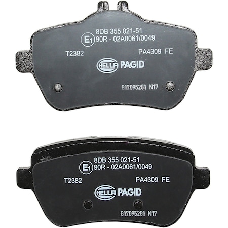 Pagid Brakes M-Benz S550 15-14 Brake Pad Set-D, 355021511 355021511